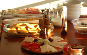 Dining & Refreshments - See sample menu