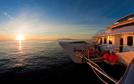 Galapagos Sunset Cormorant Yacht