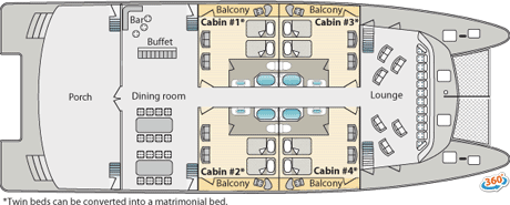 Ocean Spray Deck Plan